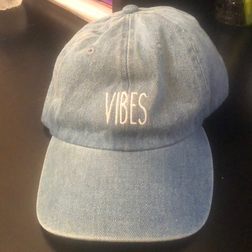 VIBES denim cap